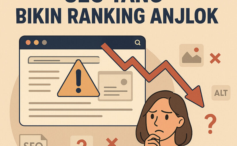 Kesalahan Umum SEO yang Bikin Ranking Anjlok